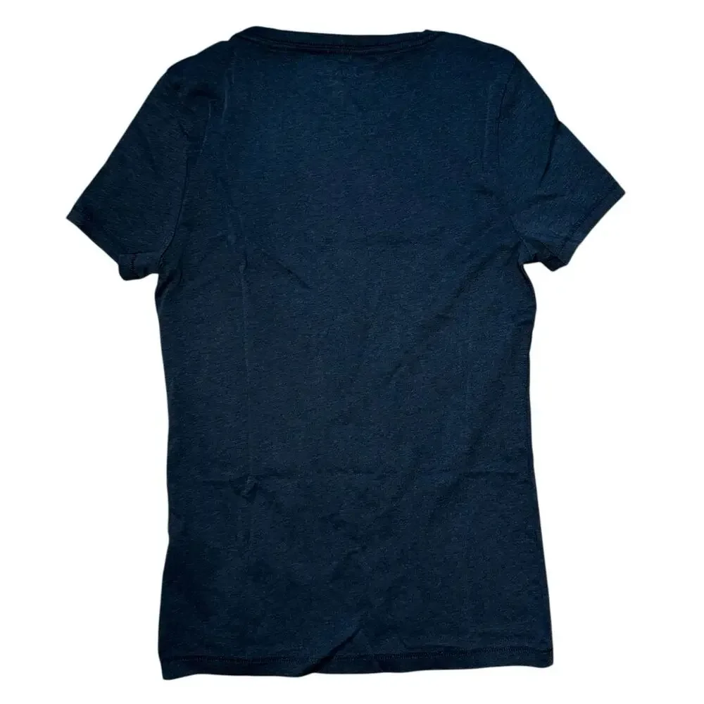NWT J. Crew 100% Peruvian Pima Cotton Slim-Fit Black T-shirt Women’s XXS